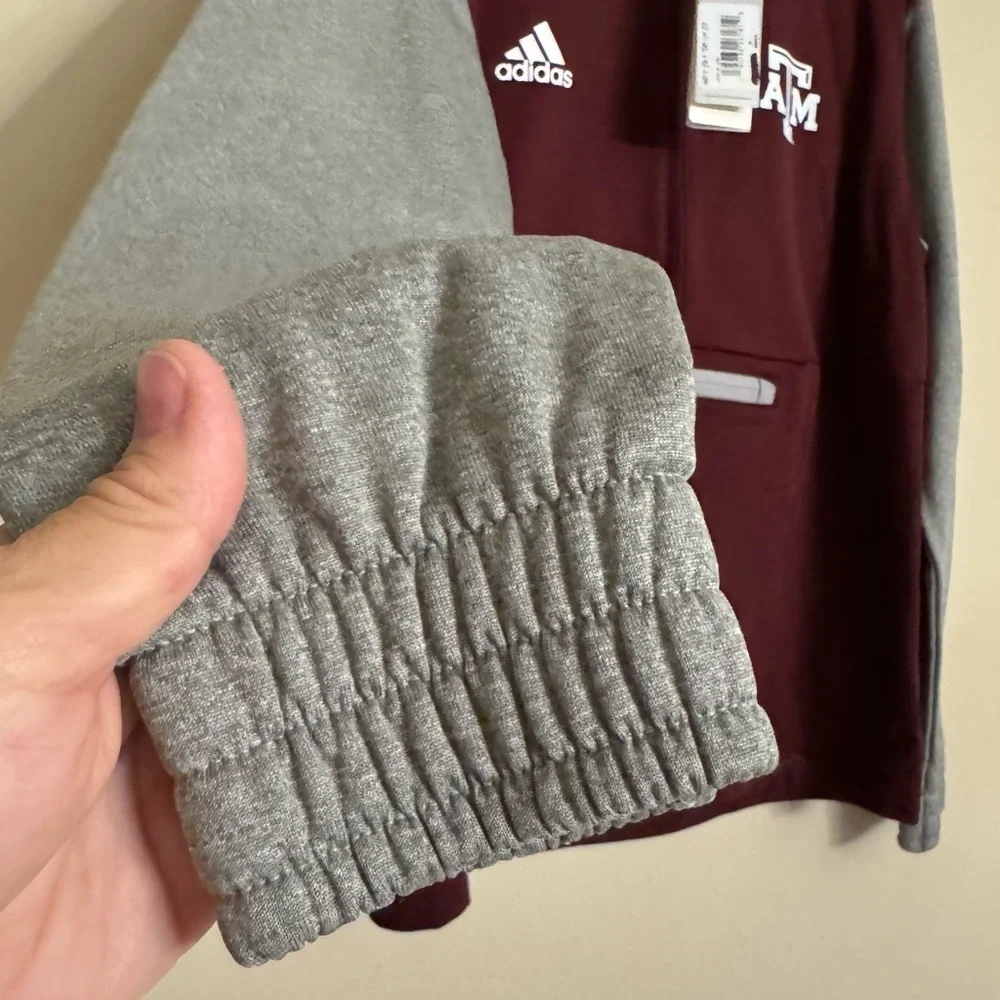 Texas A&M Aggies University adidas Sweatshirt Men's Marron Wine New Sz M NEW $75